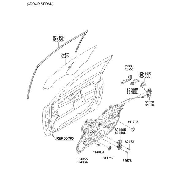 регулятор стекла двери передней и стекло