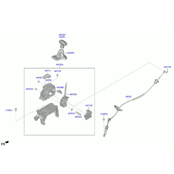 SHIFT LEVER CONTROL (ATM)