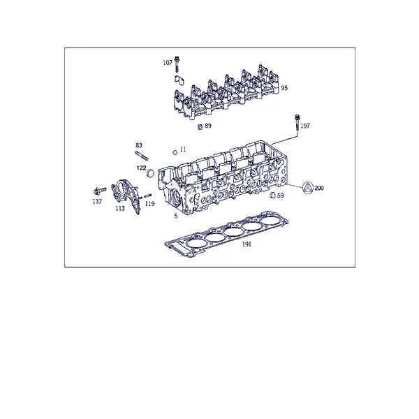 ГОЛОВКА БЛОКА ЦИЛИНДР.И КОМП.ПРОКЛАДОК