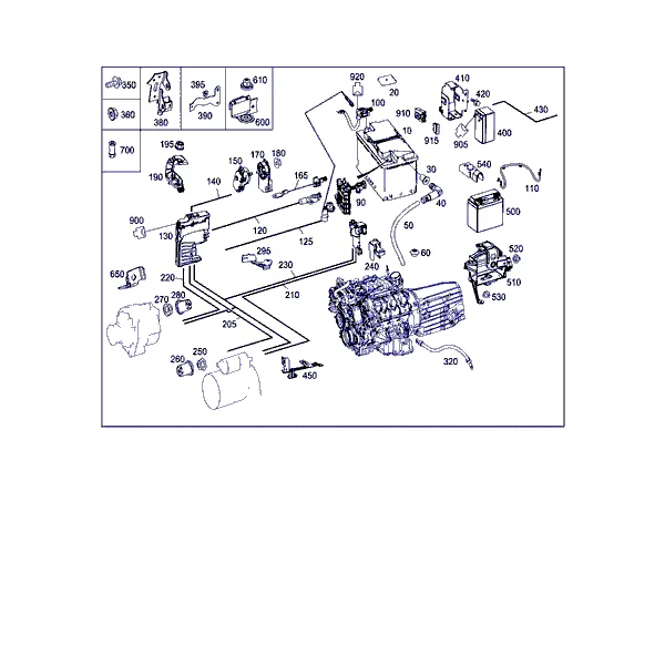 ПРОВОД АКБ, СТАРТЕРА И ГЕНЕРАТОРА