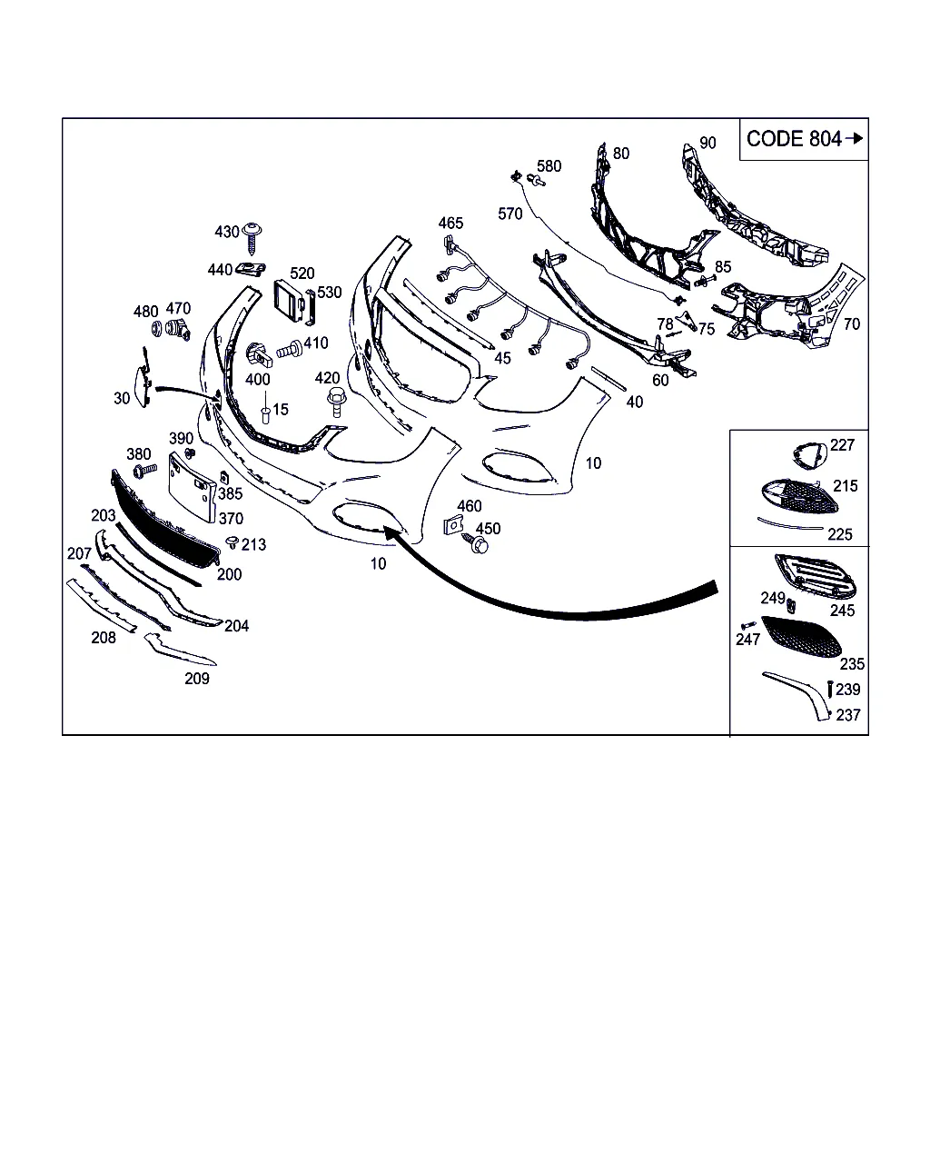 БАМПЕР ПЕРЕДНИЙ
