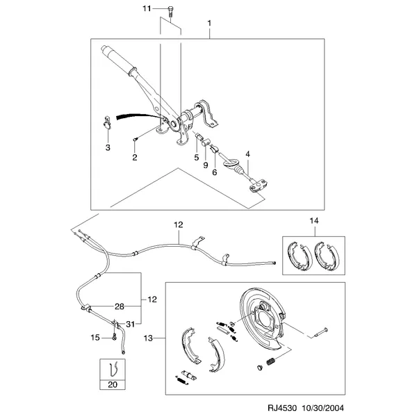 СТОЯНОЧНЫЙ ТОРМОЗ (4530)