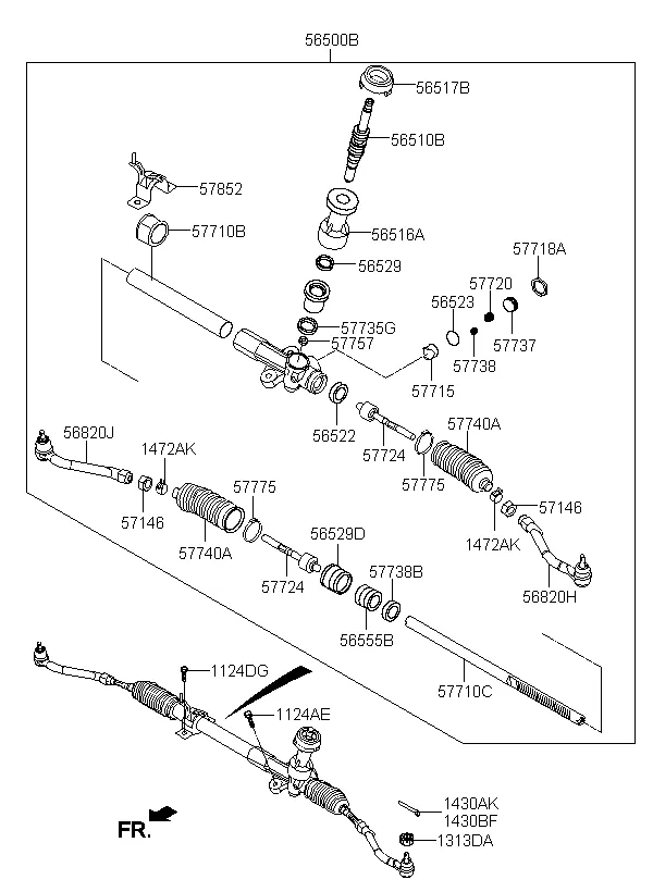 Рулевой механизм рул.упр.с усил.