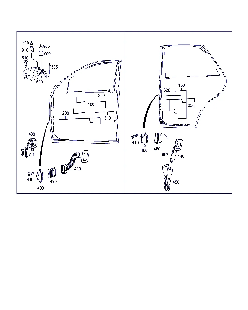ЖГУТЫ ПРОВОДОВ ДВЕРЕЙ И ЗАЩИТН. РУКАВА