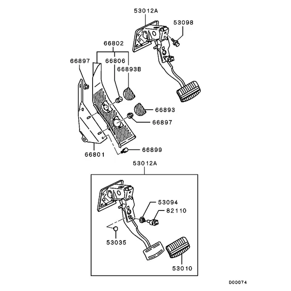 ТОРМОЗА - ПЕДАЛИ СЦЕПЛЕНИЯ И ТОРМОЗНАЯ