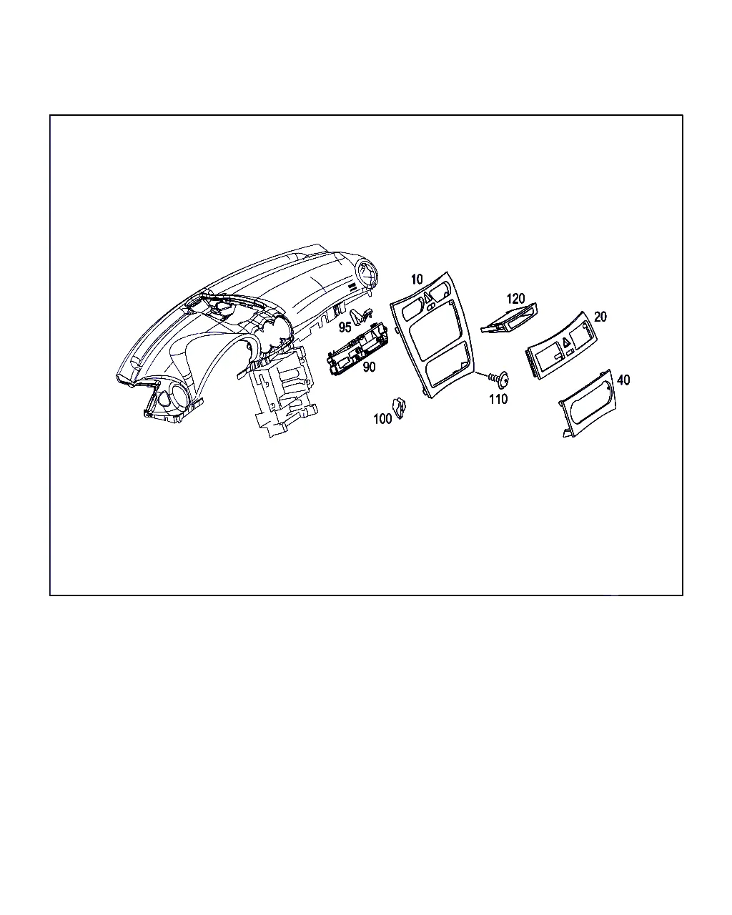 ДЕРЕВ. НАКЛАДКА ПЕРЕДН. ПАНЕЛИ, ВЕЩЕВ. ОТДЕЛЕНИЕ И ПЕПЕЛЬНИЦА