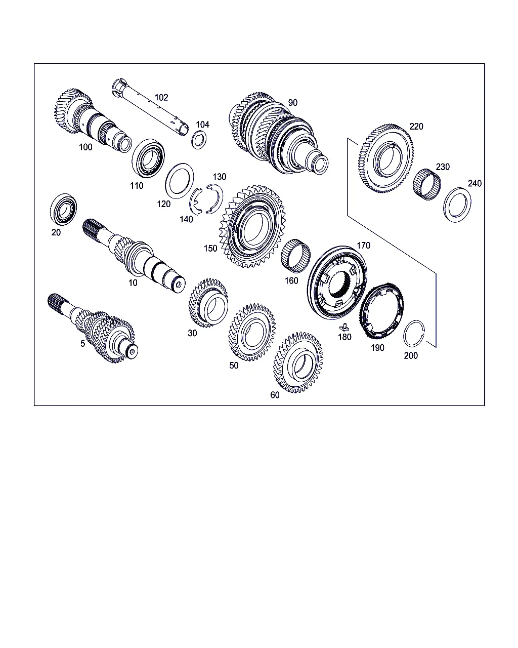 ВАЛЫ КП И ШЕСТЕРНИ