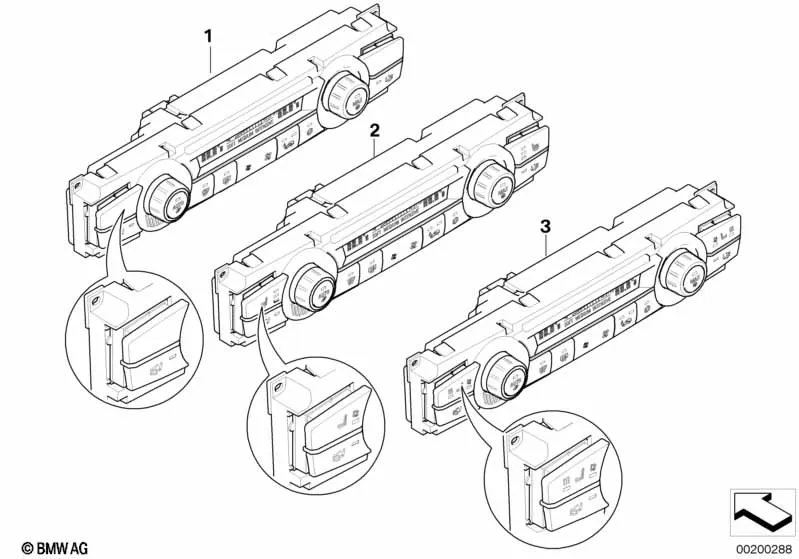 Панель упр.автом.сист.кондициониров.High