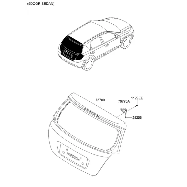 дверь багажника