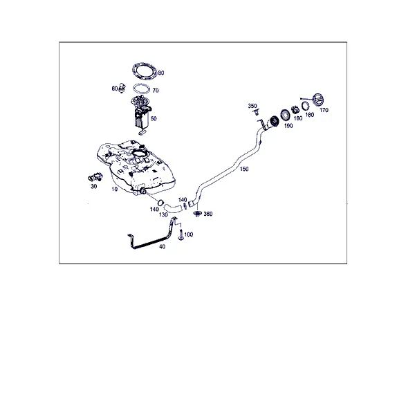 ТОПЛИВНЫЙ БАК С НАВЕСНЫМИ ЭЛЕМЕНТАМИ