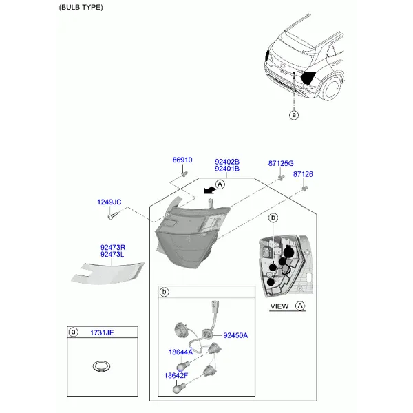задняя фара