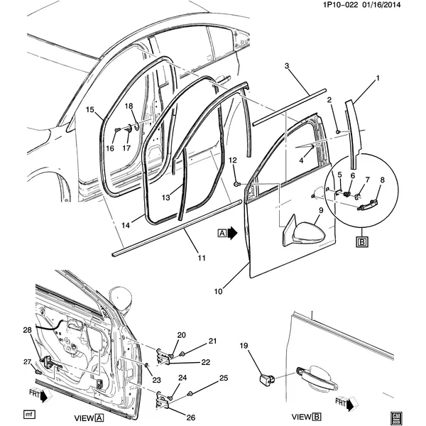 DOOR HARDWARE/FRONT PART 1