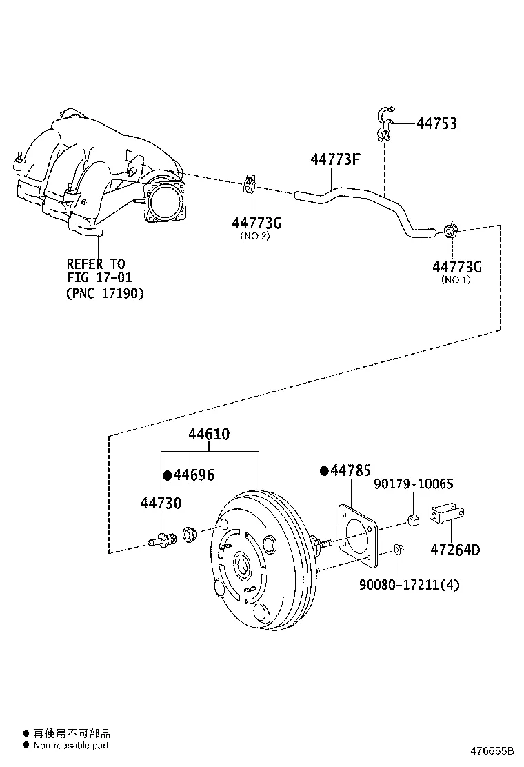 BRAKE BOOSTER & VACUUM TUBE