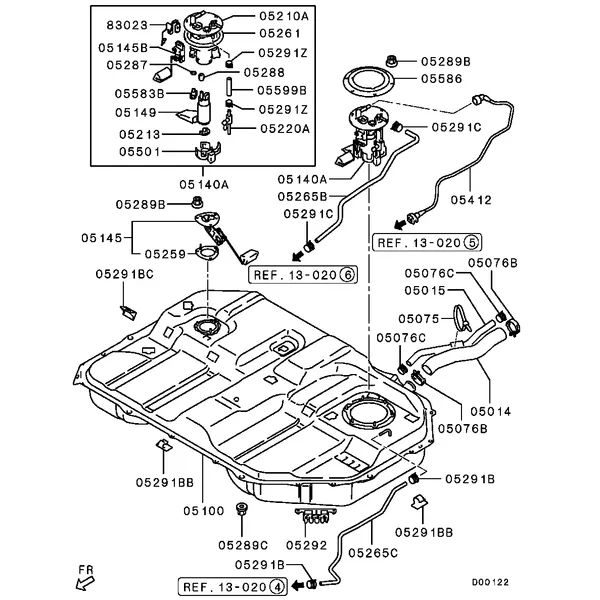 ТОПЛИВНАЯ СИСТЕМА - БАК ТОПЛИВНЫЙ