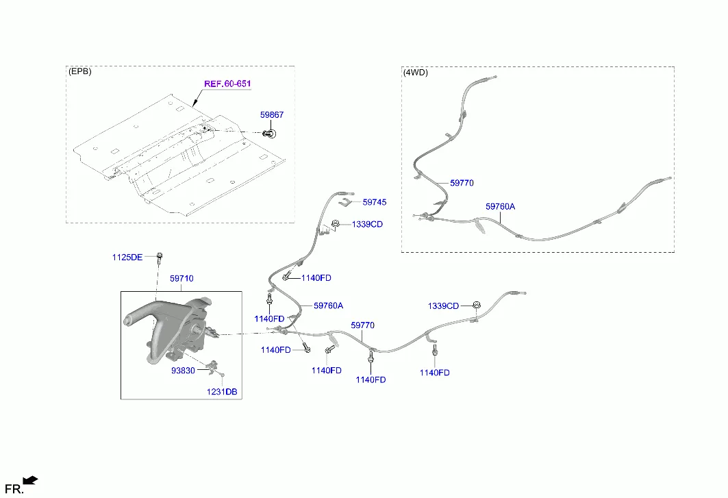 система стояночного тормоза