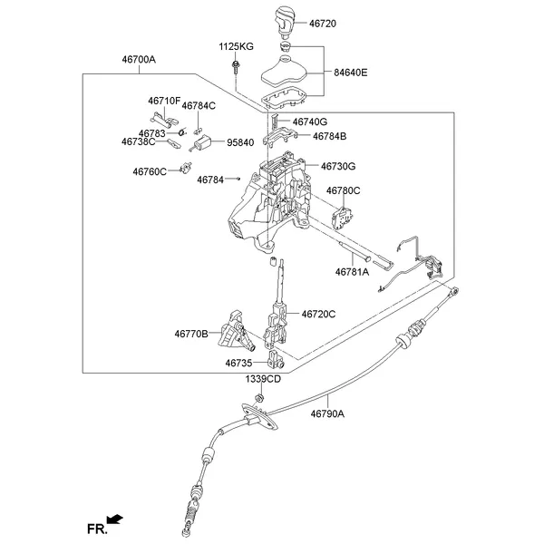 SHIFT LEVER CONTROL (ATM)