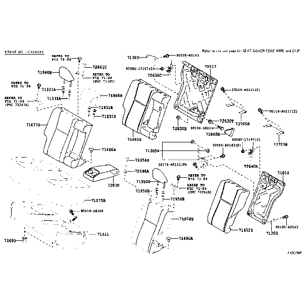 REAR SEAT & SEAT TRACK