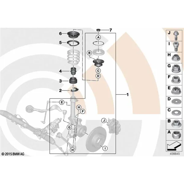 Ремкомплект опорного подшипника