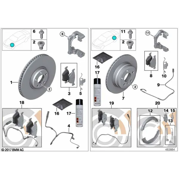 Сервисное обслуживание тормозов