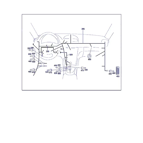 ЖГУТ ЭЛЕКТРОПРОВОДКИ ПЕРЕДНЕЙ ПАНЕЛИ