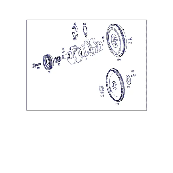 КОЛЕНЧАТЫЙ ВАЛ И МАХОВИК