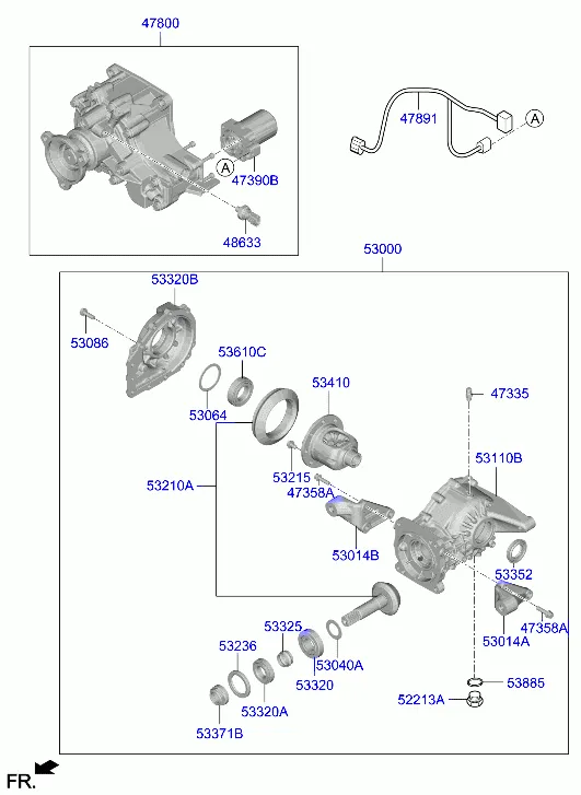 Чашка заднего дифференциала