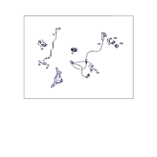 ЭЛЕКТРОПРОВОДКА ПЕРЕДНЕГО МОСТА