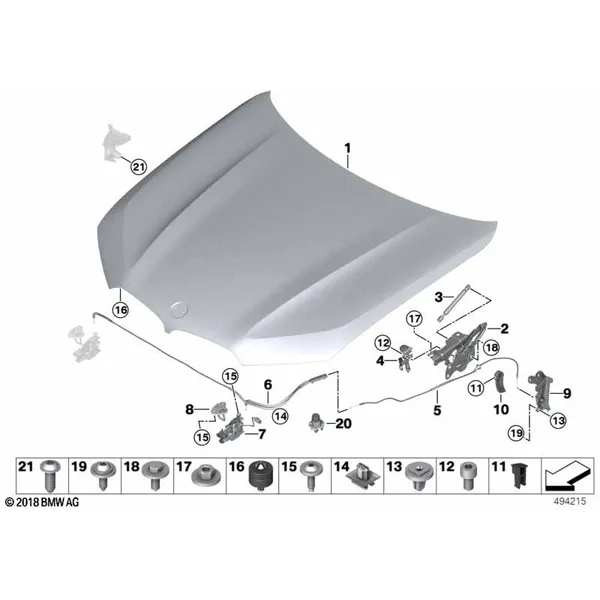 Капот/дополнительные элементы