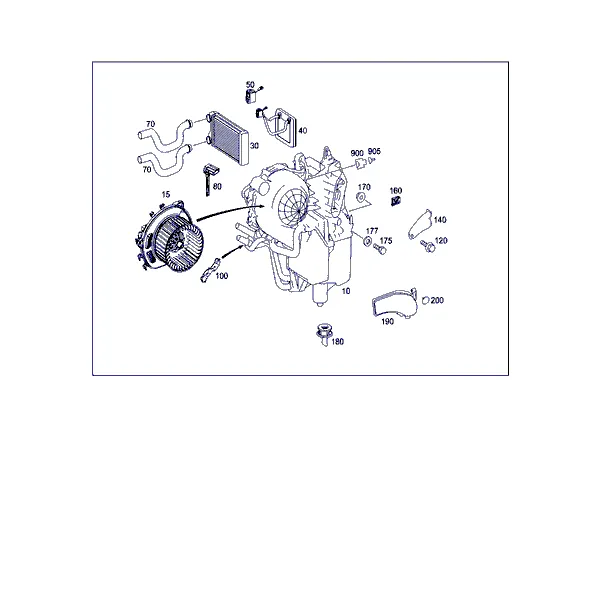 КЛИМАТИЧЕСКАЯ СИСТЕМА В ЗАДНЕЙ ЧАСТИ САЛОНА