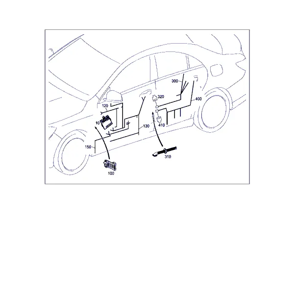 ЖГУТ ЭЛЕКТРОПРОВОДКИ И БЛОК УПР. ДВЕРИ