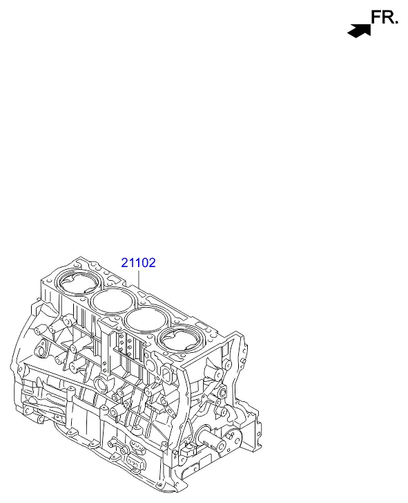 Короткоходный двигатель в сборе
