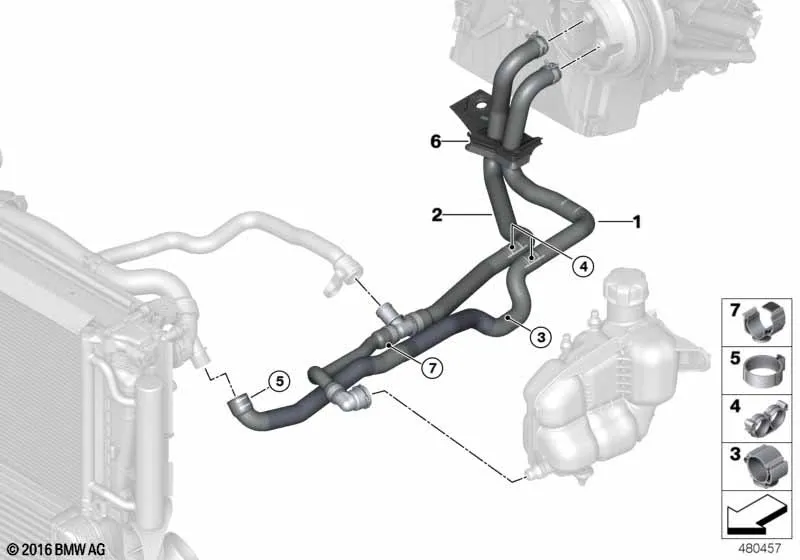 Шланги охлаждающей жидкости