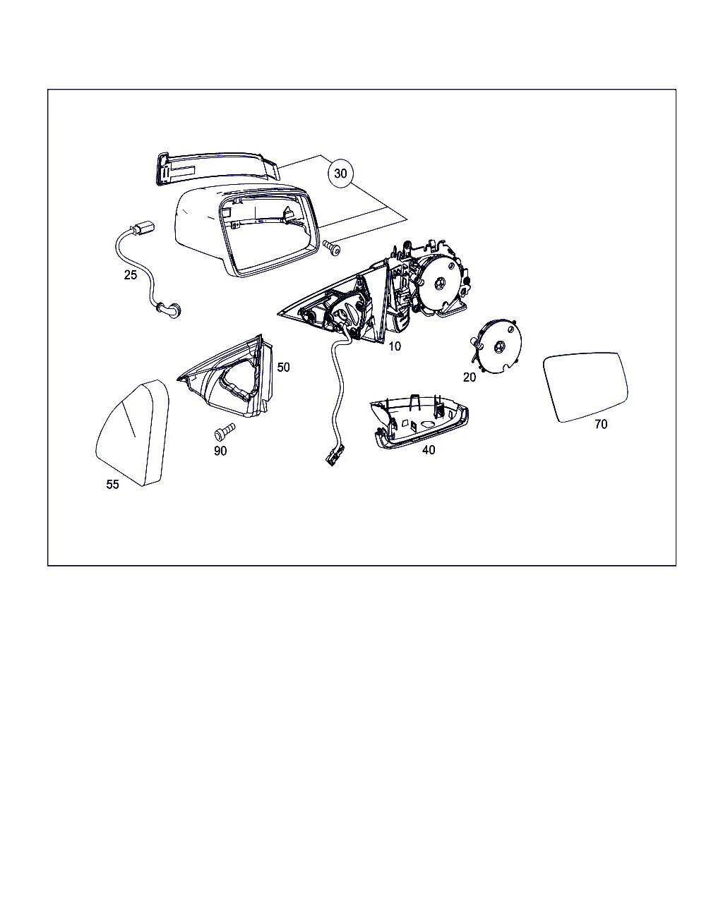 НАРУЖНОЕ ЗЕРКАЛО ПРАВОЕ