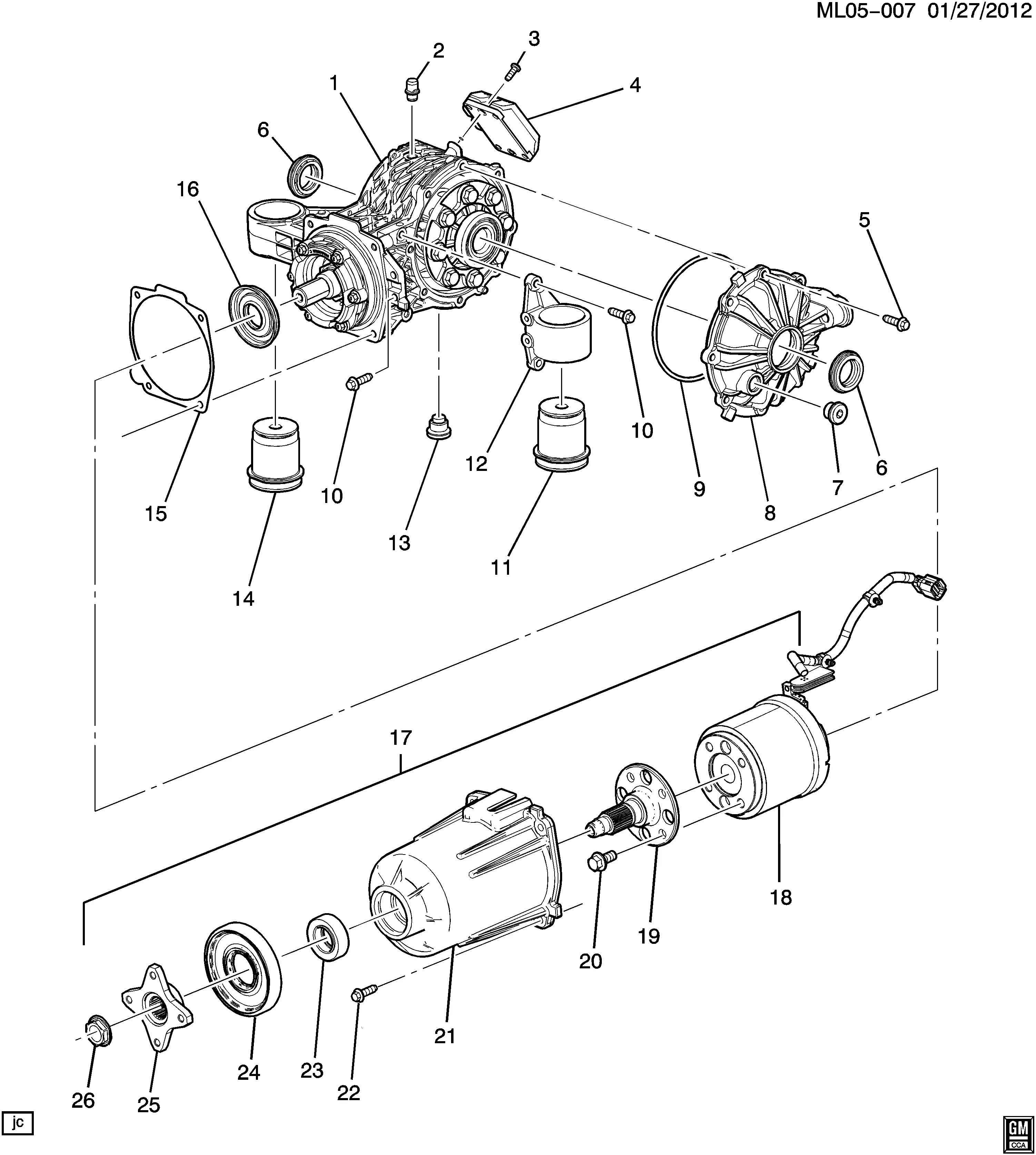 DIFFERENTIAL CARRIER/REAR