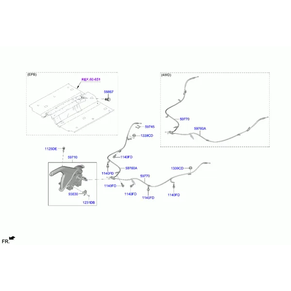 система стояночного тормоза