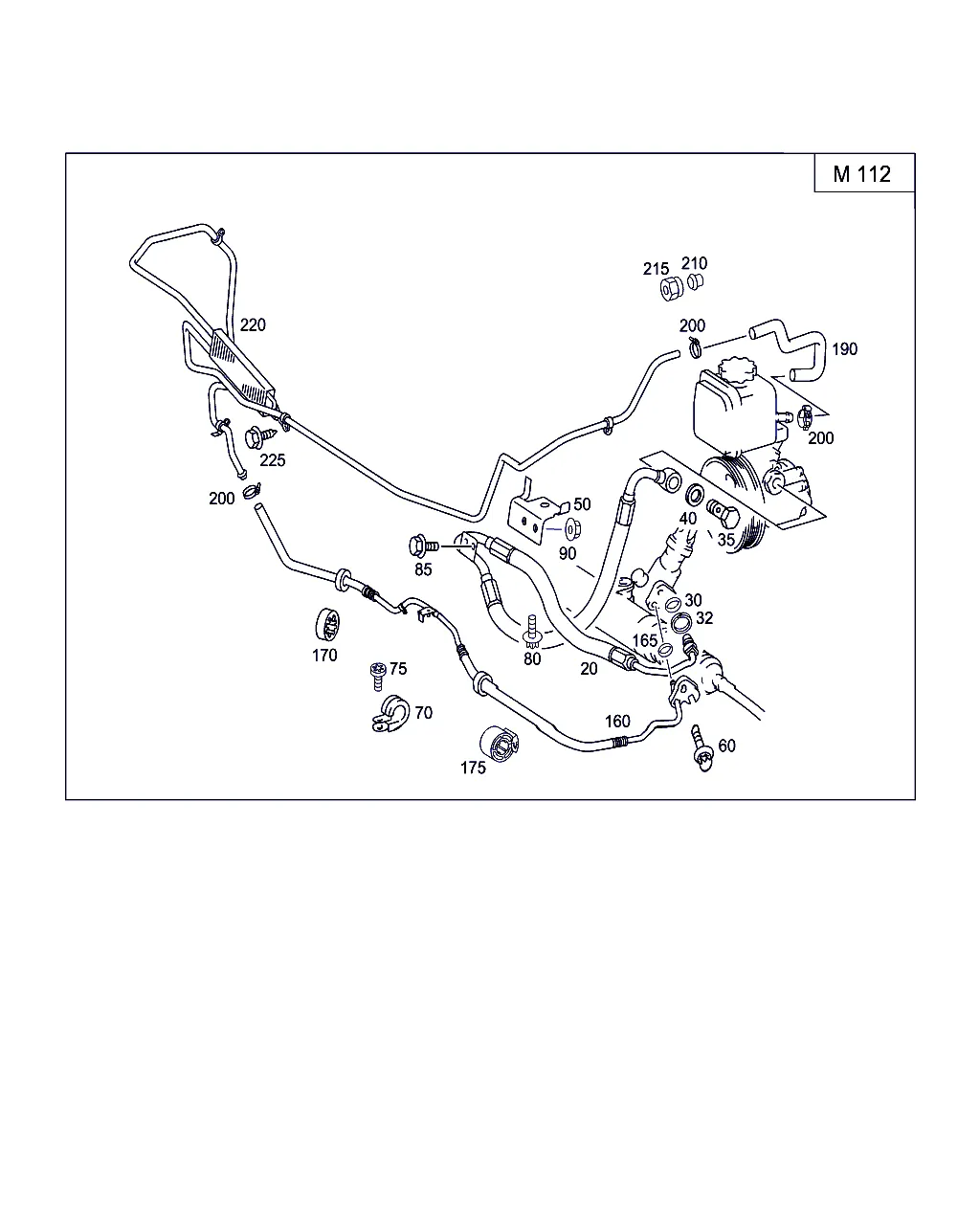 КОМПЛЕКТ ТРУБОК ДЛЯ А/М С БЕНЗ. ДВИГ.