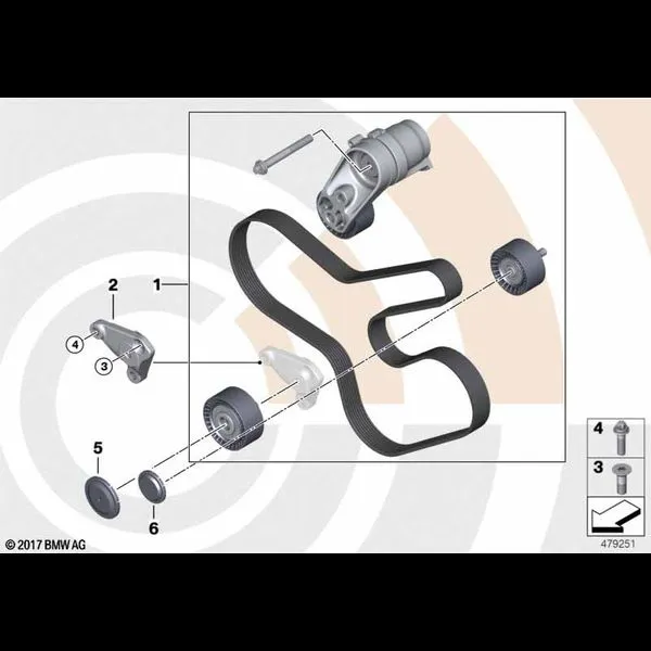 Рем.к-т ременного привода Value Line