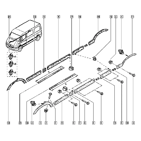 Декоративные колпаки/дополнение к кузову для лучшей обтекаемости