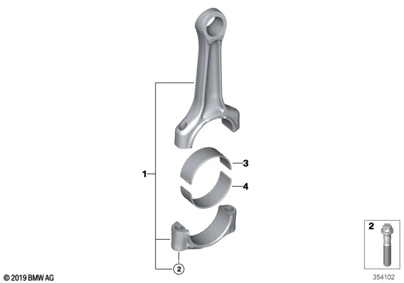 Шатун кривошипно-шатунного механизма