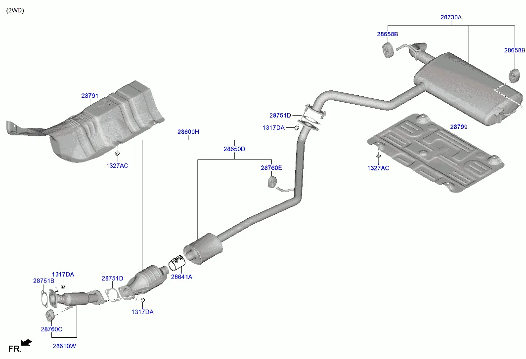 MUFFLER & EXHAUST PIPE