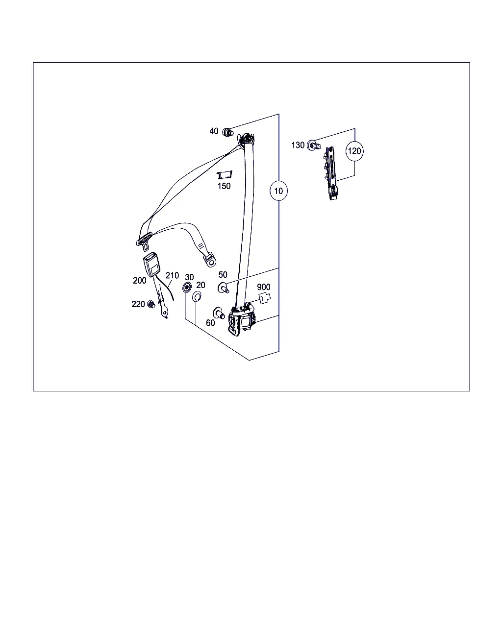 РЕМЕНЬ БЕЗОПАСНОСТИ СИДЕНЬЯ ВОДИТЕЛЯ