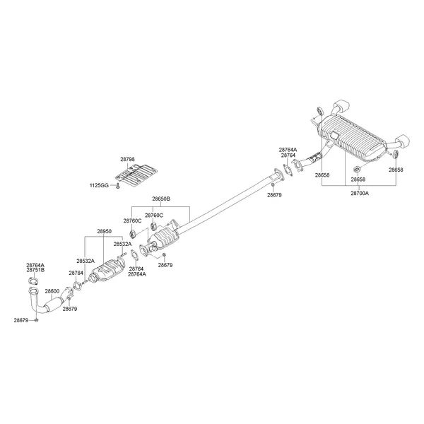 MUFFLER & EXHAUST PIPE; 1