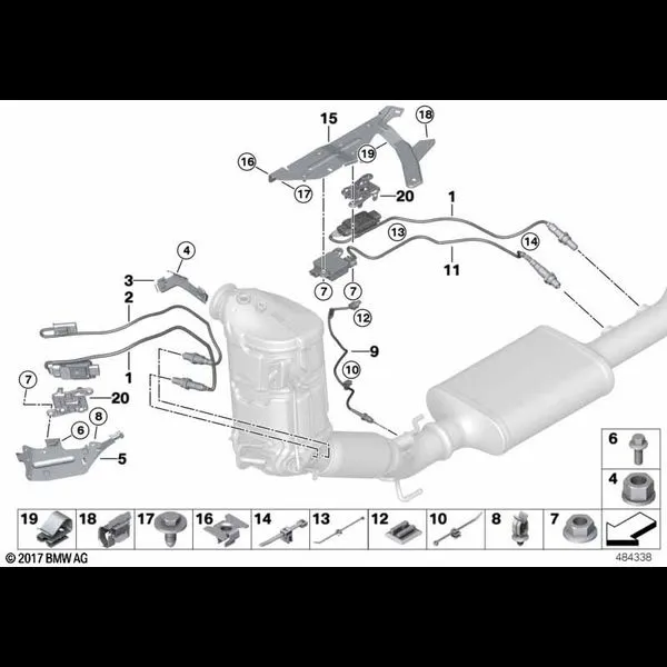 Датчики ОГ / зонд NOX