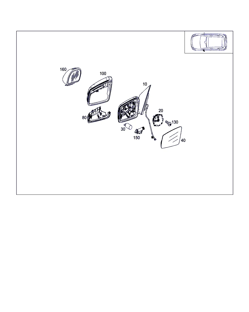 НАРУЖНОЕ ЗЕРКАЛО ЛЕВОЕ