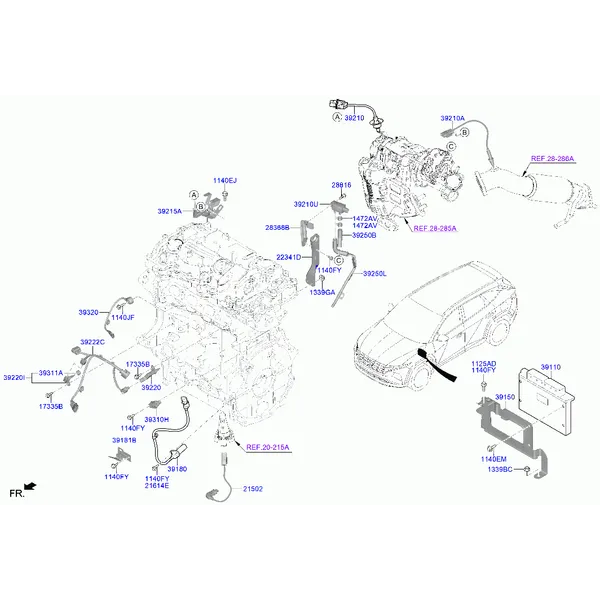 электронный блок управления двигателем