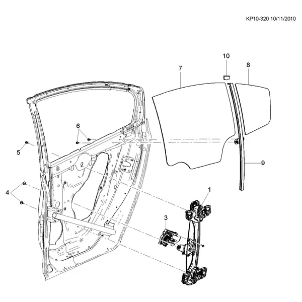 ОКНО, РЕГУЛЯТОР И ЭЛЕМЕНТЫ, ЗАД