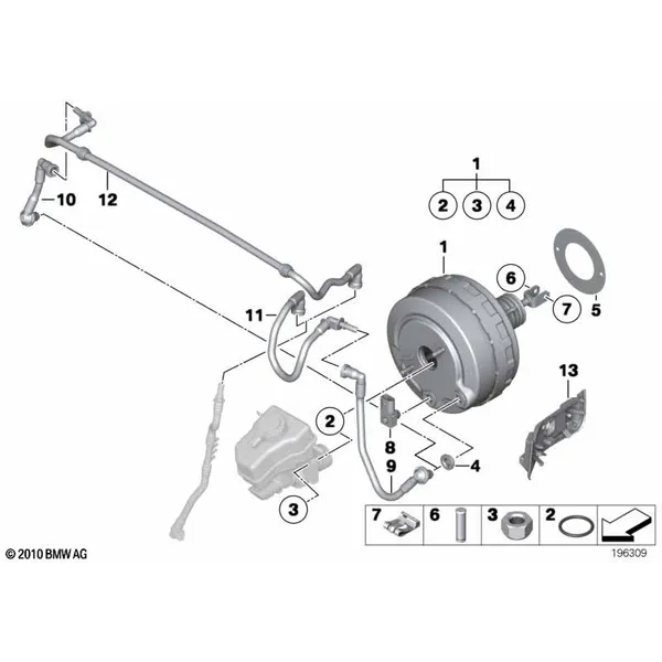 Вакуумный усилитель тормозов
