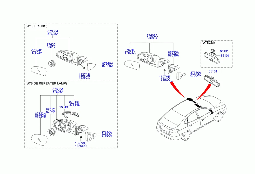 зеркало заднего вида