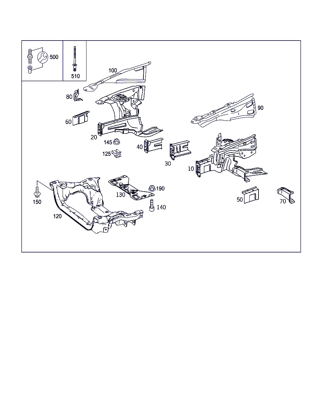 КОЛЕСН. АРКА, КРОНШТ. ПЕРЕДН. МОСТА