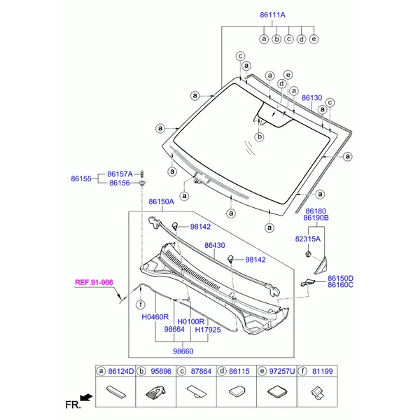 ветровое стекло